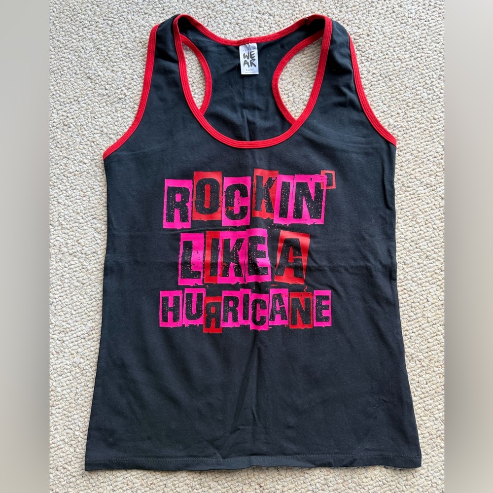 Zumba Fitness Black and Red Tank Top